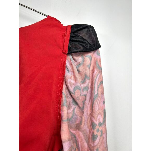 For Love & Lemons — Davina Tie Front Blouse — XXS — NWT - Picture 8 of 9